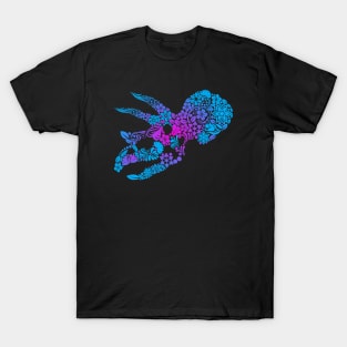 Dia De Los Muertos Triceratops Skull T-Shirt